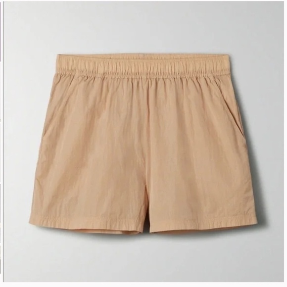 Aritzia TNA Claremont running Shorts in Sand Bluff - S - Picture 1 of 12